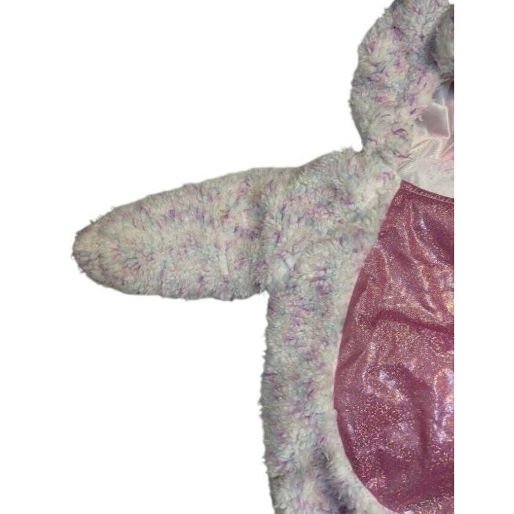Hyde and Eek Baby Girl Plush Unicorn Costume Pullover Pink White Size 18-24 Mon.
